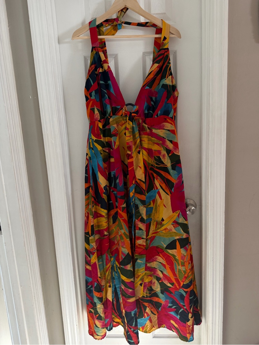 Live 4 Truth Navy Dress with Multicolor Hem Accent